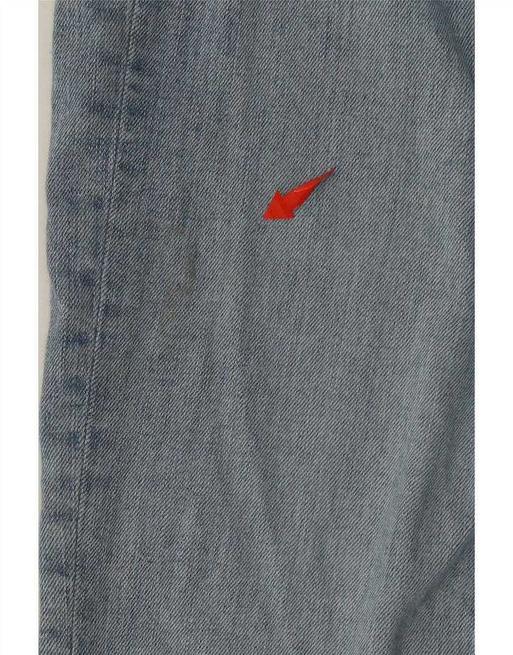 Зауженные джинсы LEE для девочек с высокой талией 14–15 лет W28 L24, синий хлопок