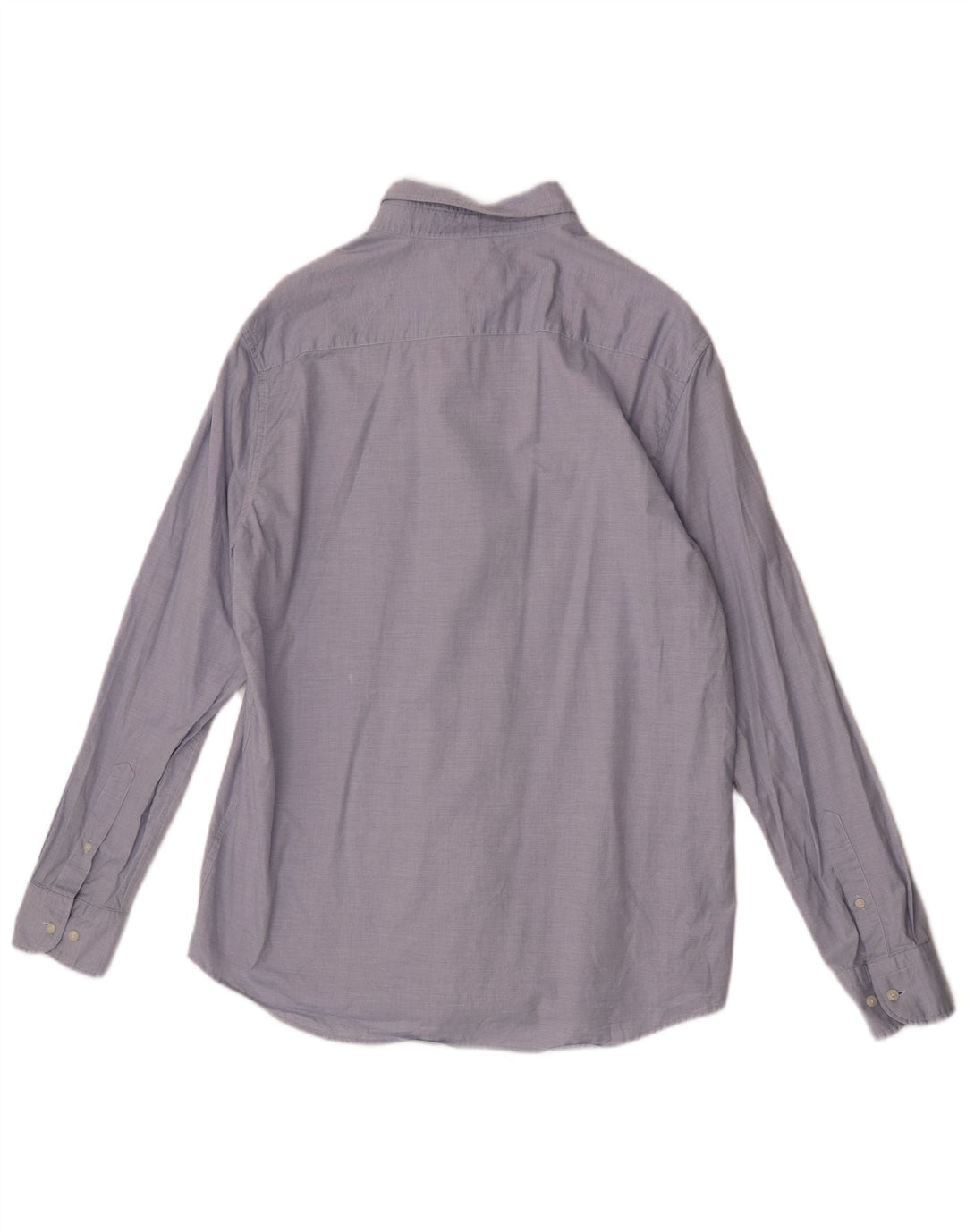 Мужская рубашка Massimo Dutti XL, синяя, хлопок