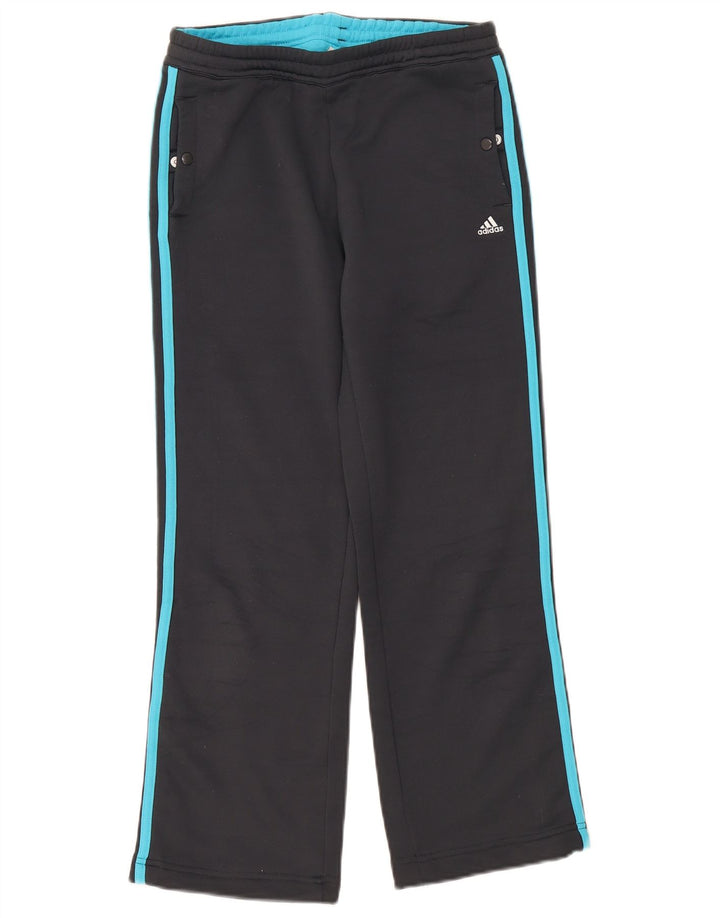Женские спортивные брюки Adidas UK 12, средний серый полиэстер