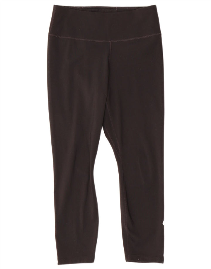 Женские леггинсы-капри NIKE Dri Fit, Великобритания, 10 шт., черные, полиэстер