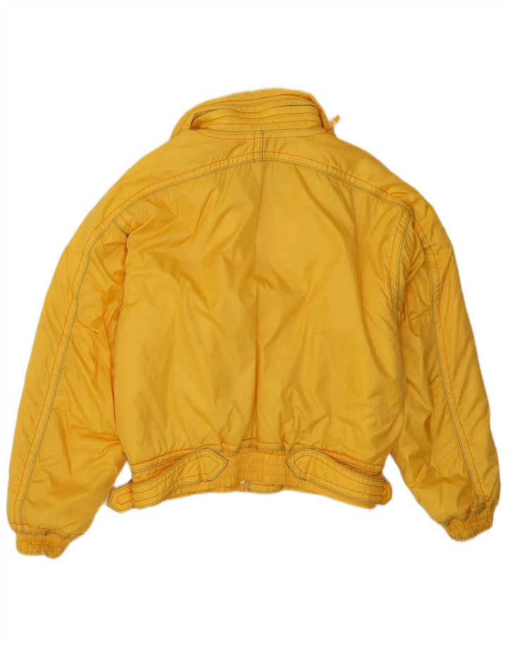 Женская лыжная куртка Ellesse Oversized с капюшоном UK 12, средний желтый полиамид
