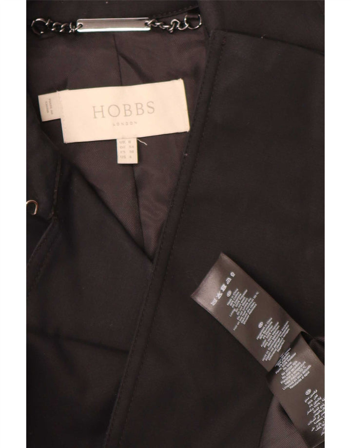 Женский тренч Hobbs UK 8, маленький черный хлопок