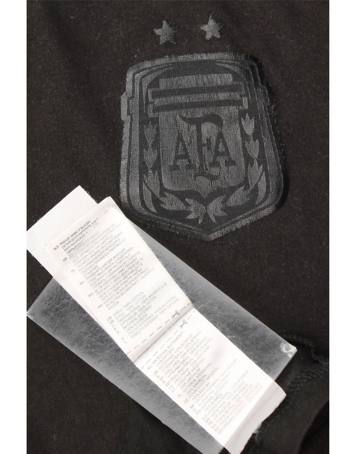 ADIDAS Мужская футболка сборной Аргентины по футболу, большой черный хлопок