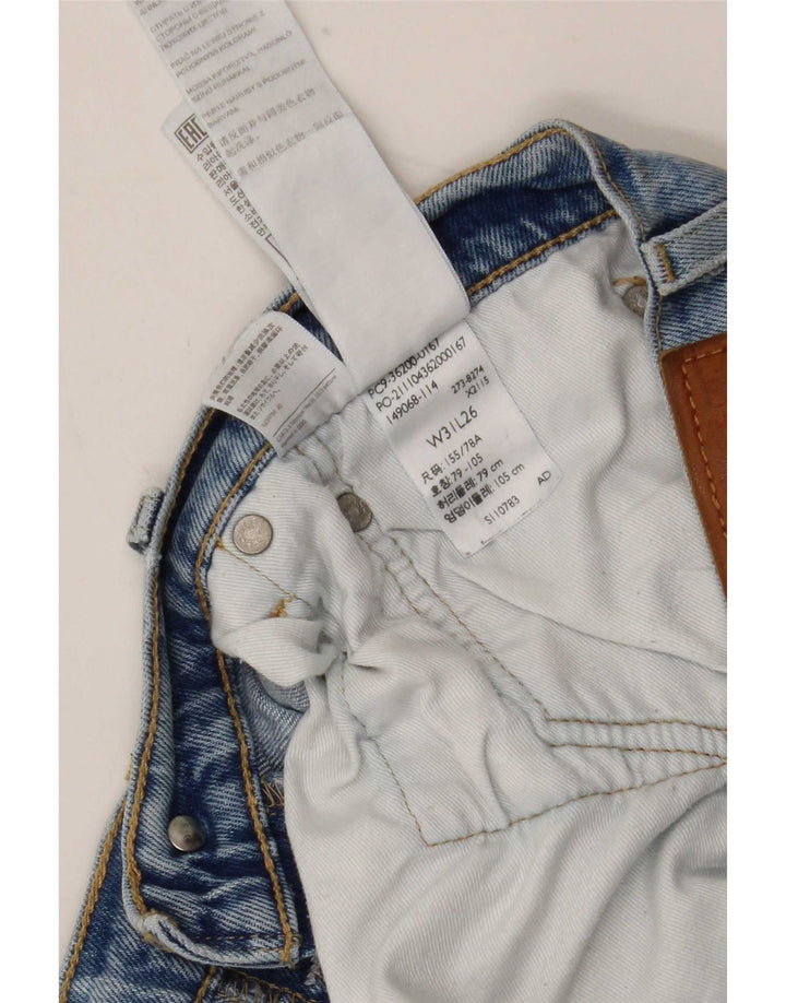 Мужские прямые джинсы Levi's 501 W31 L26 синие, хлопок