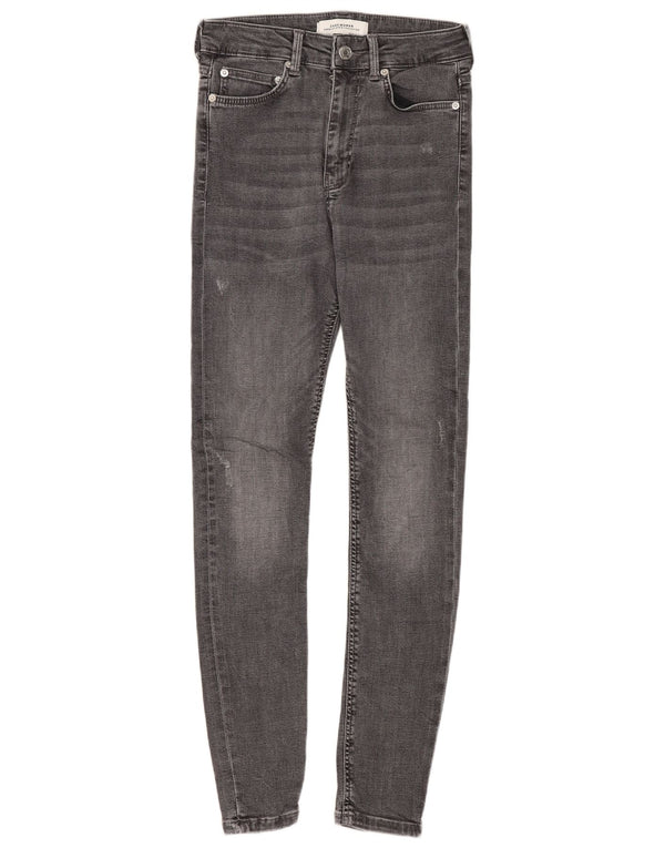 Женские джинсы скинни Zara EU 36 XS W26 L27 Серые