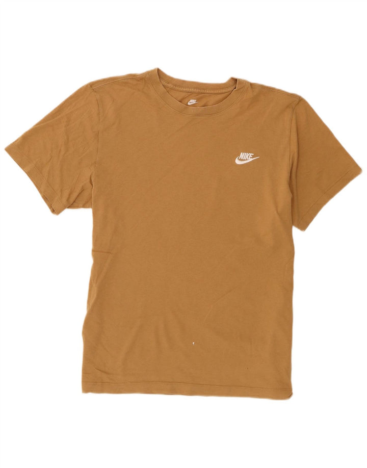 Мужская футболка Nike Top Medium Бежевый Хлопок