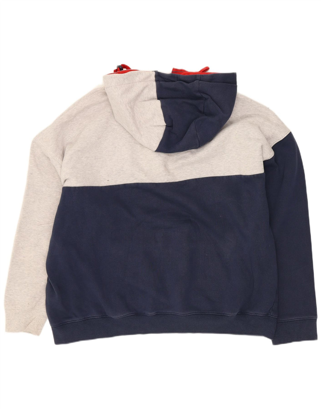 Мужской джемпер с капюшоном на пуговицах Tommy Hilfiger, средний, темно-синий, цветных блоков
