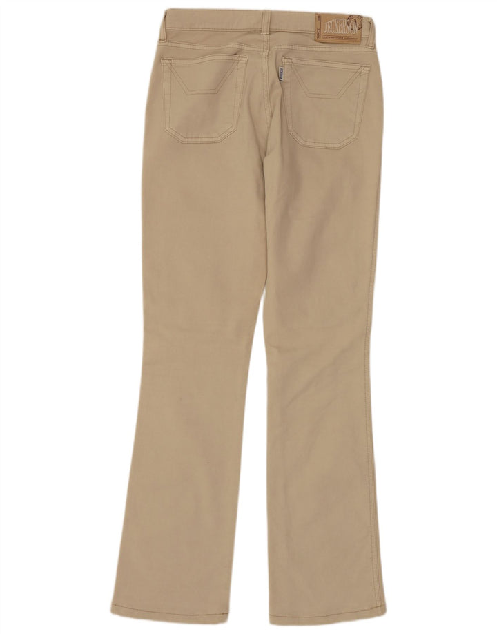 Женские джинсы Bootcut JECKERSON W29 L31 бежевого цвета, хлопок