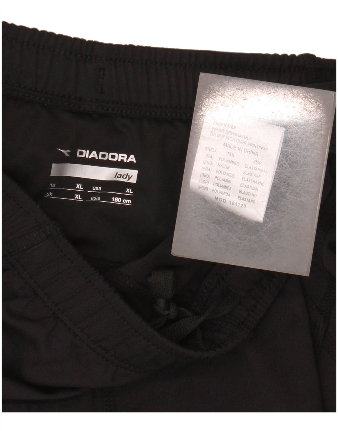Женские спортивные шорты Diadora UK 18 XL, черный полиамид