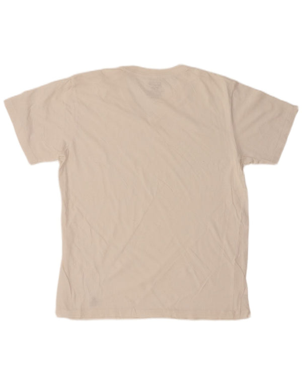 Мужская футболка PENGUIN, верх среднего размера, белый хлопок, хлопок