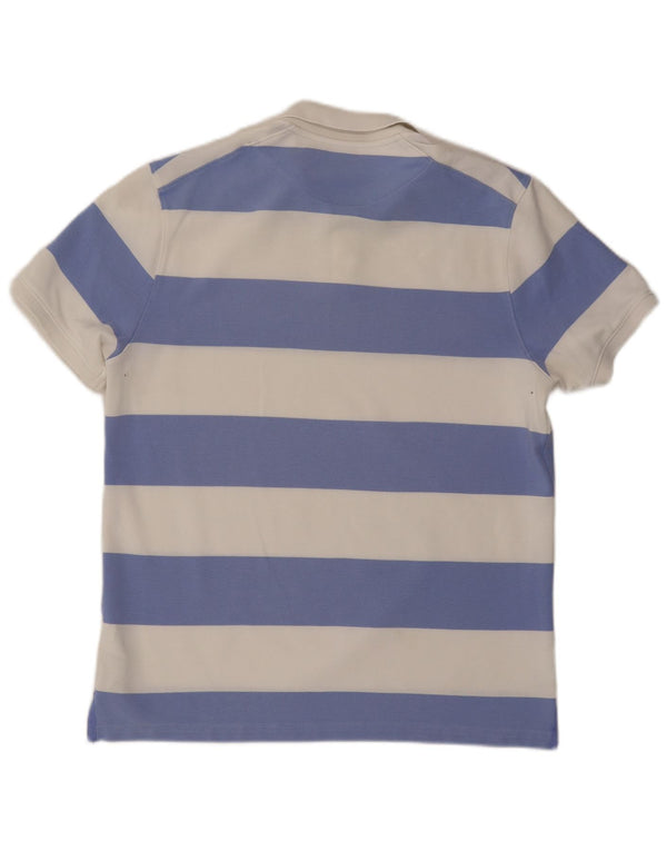 Мужская рубашка-поло для регби NIKE Dri Fit, большая хлопковая белая полоска