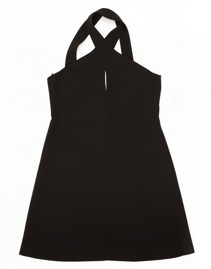 Женское платье с бретелькой Zara UK 6 XS, черный полиэстер