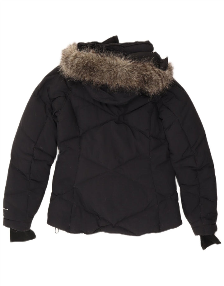 Женская стеганая куртка с капюшоном COLUMBIA Omni-Heat UK 10, маленькая, темно-синий, нейлон