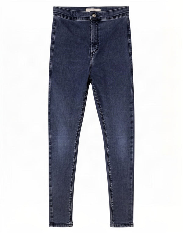Женские джинсы скинни Topshop W24 L26, темно-синий, хлопок