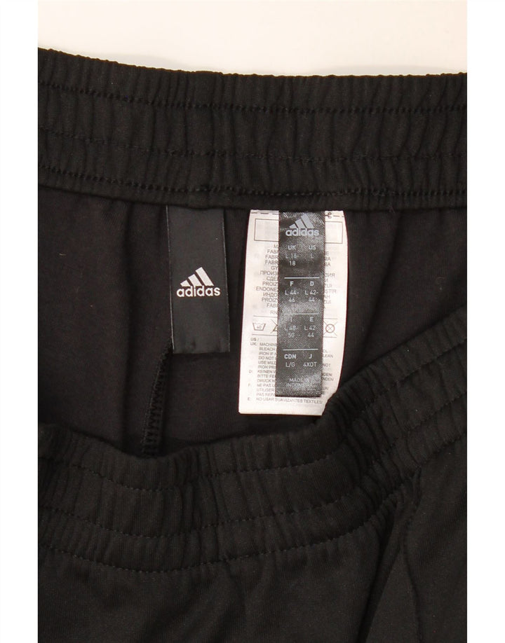 Женские спортивные брюки Adidas UK 16/18, большой черный полиэстер