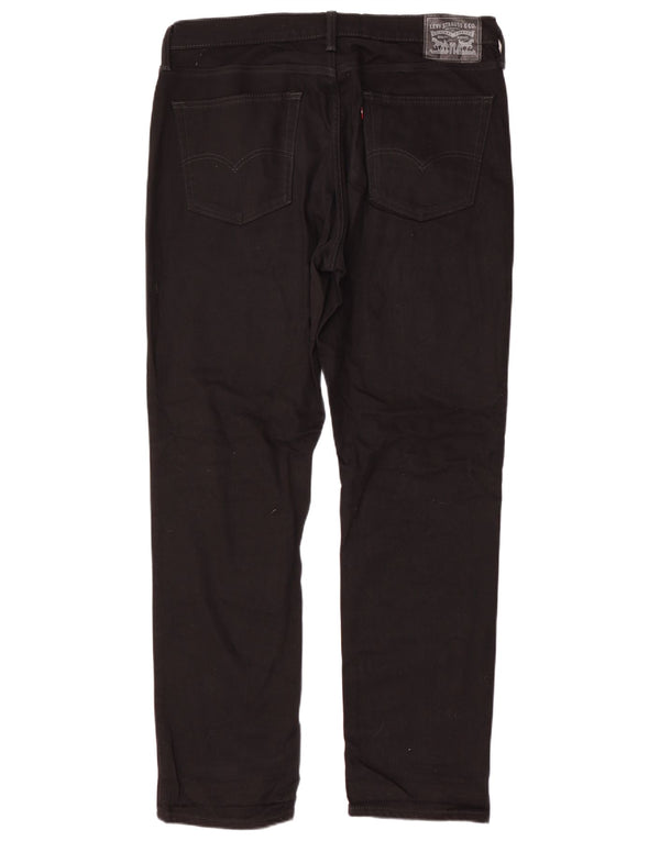 Мужские прямые джинсы LEVI'S W36 L34, черный хлопок