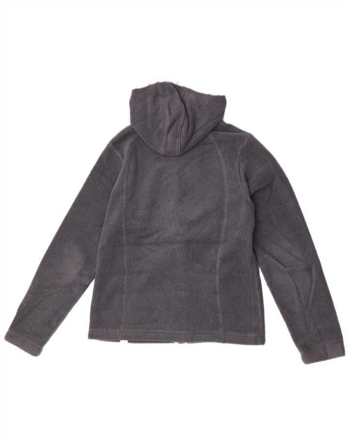 Женская флисовая куртка с капюшоном Quiksilver Roxy, размер США 4, маленький размер, темно-синий, полиэстер