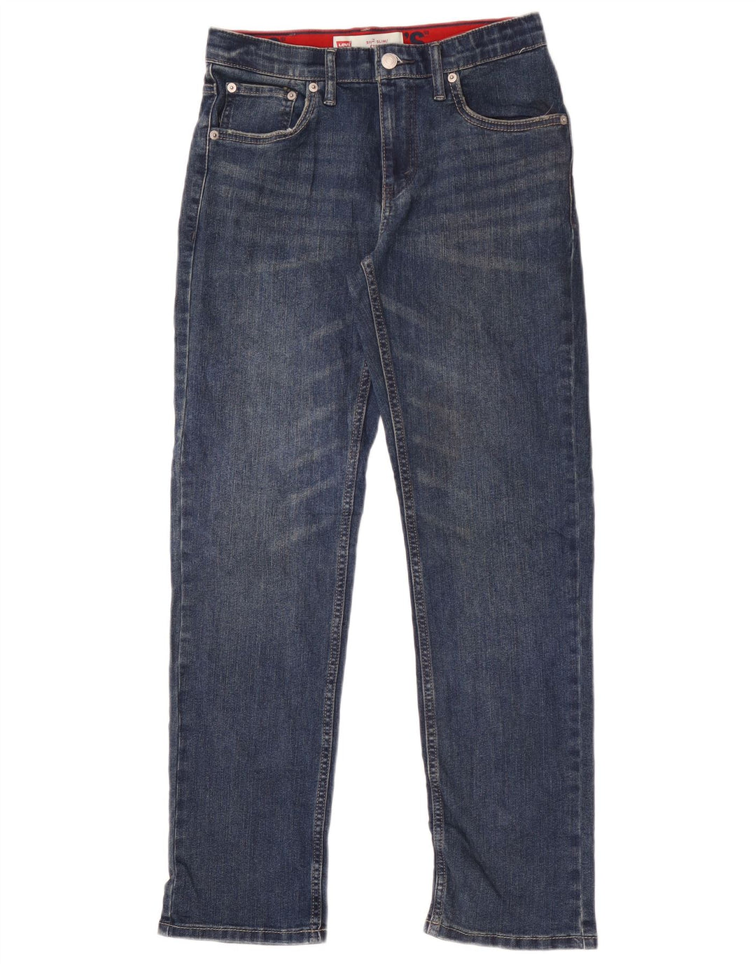 Джинсы Levi's 511 Slim для мальчиков 15–16 лет W28 L30, синий хлопок
