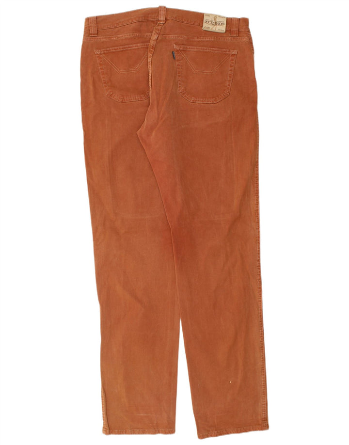 JECKERSON Мужские прямые повседневные брюки W40 L35 Коричневые хлопковые