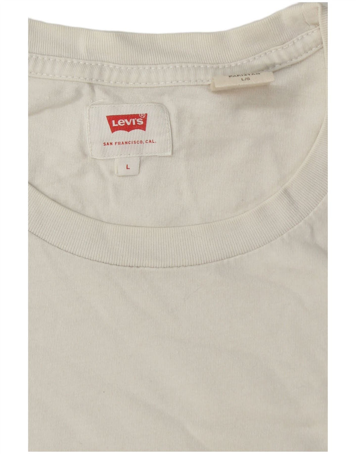 Мужская футболка Levi's, большая белая