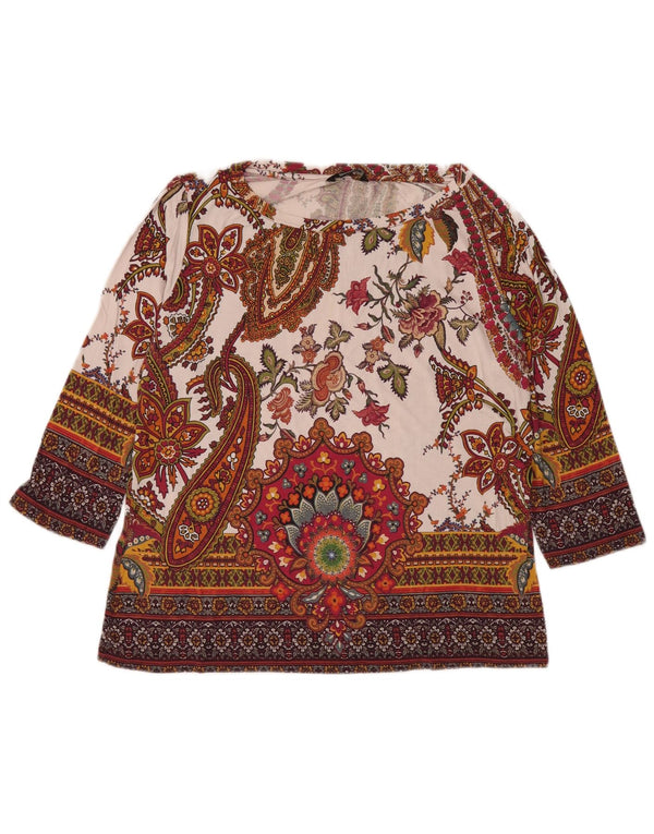 Женская блузка с рукавом 3/4 Desigual, Великобритания, 18 XL, разноцветный пейсли