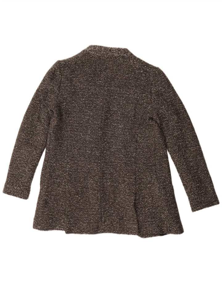 Женский открытый пиджак ZARA UK 10, маленький серый