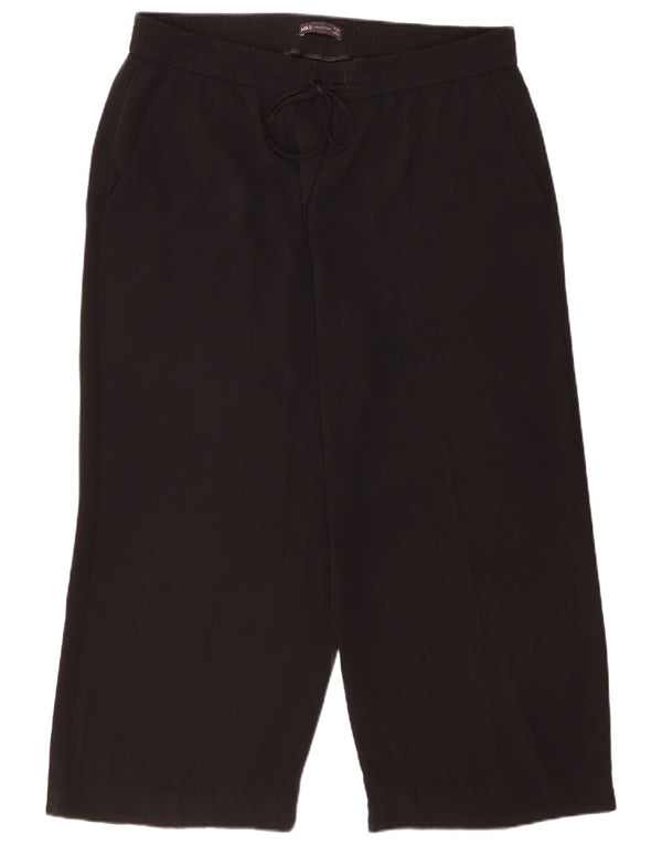 Женские брюки чинос с высокой талией Marks & Spencer UK 20 2XL W38 L26 черные