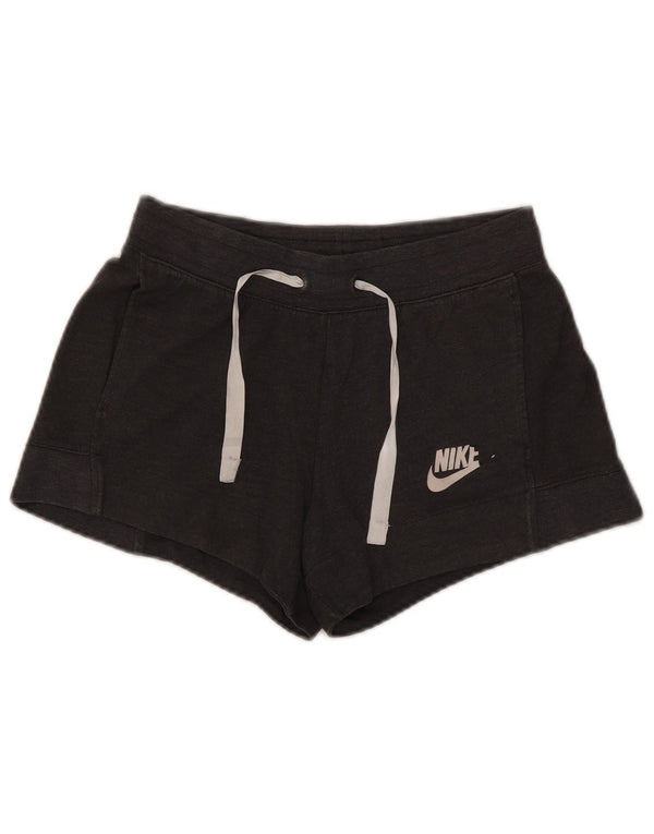 Женские спортивные шорты Nike UK 10, маленькие серые, полиэстер