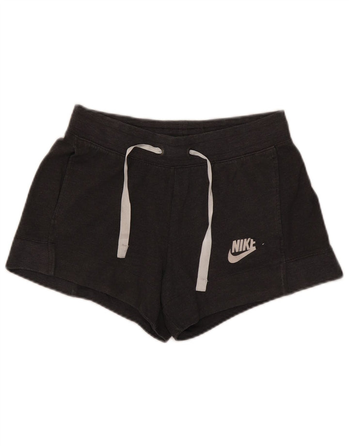 Женские спортивные шорты Nike UK 10, маленькие серые, полиэстер