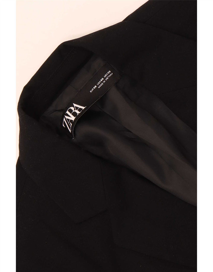 Женский пиджак на 1 пуговице Zara EU 38, маленький черный