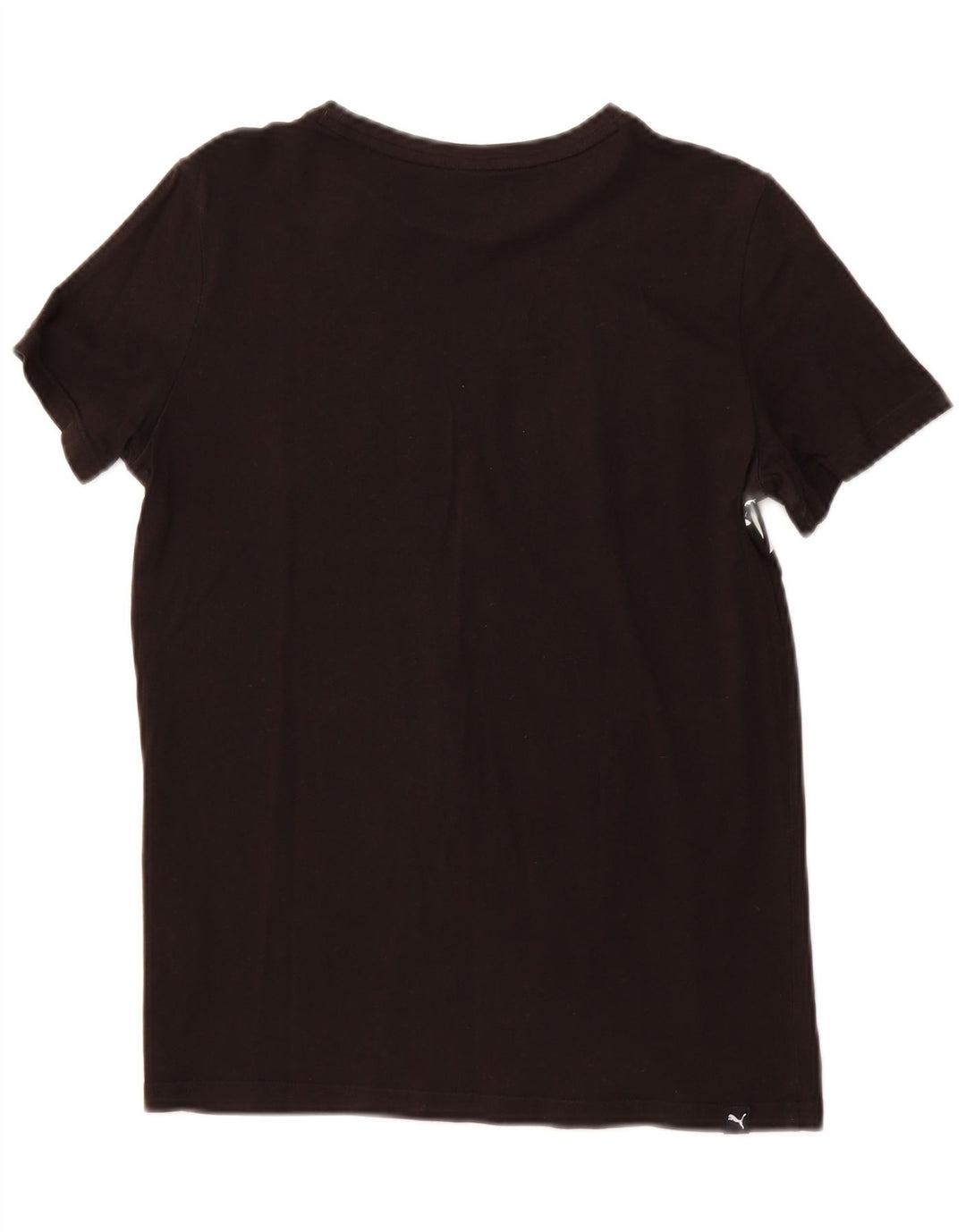 Футболка с рисунком PUMA для мальчиков, топ 13-14 лет, черный хлопок