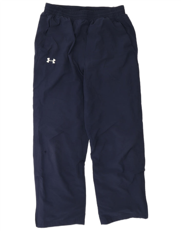 Мужские спортивные брюки UNDER ARMOR, большие темно-синие, полиэстер