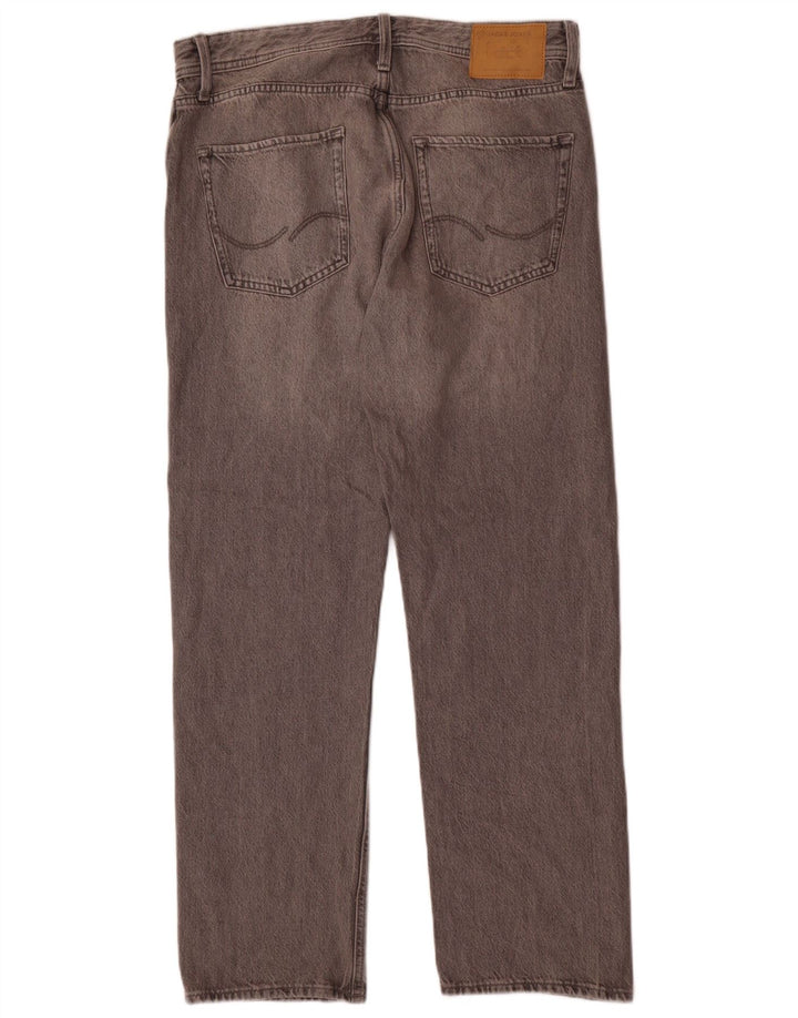 Мужские узкие джинсы Jack & Jones W33 L32, серый хлопок