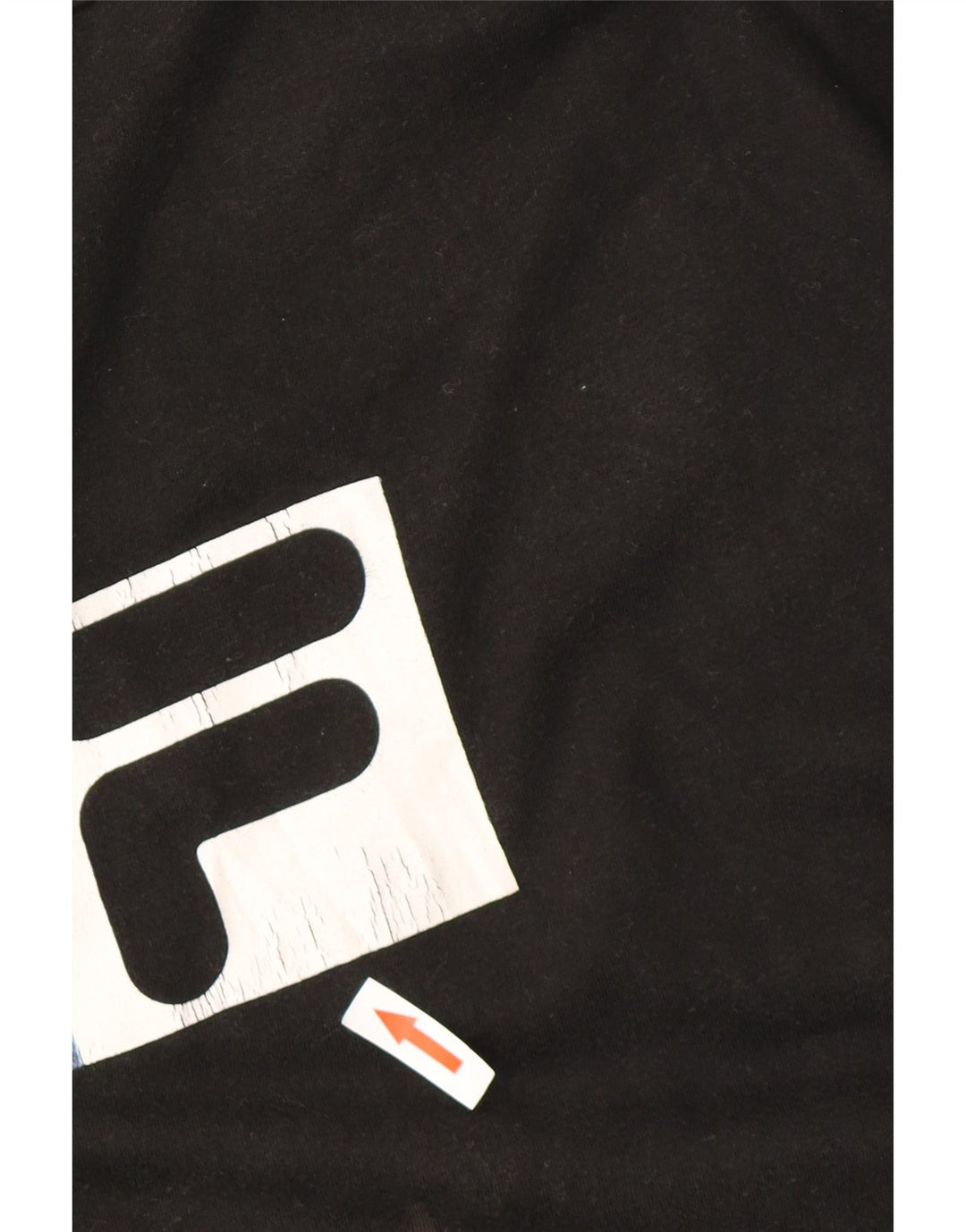 Мужская футболка с рисунком FILA Top XL, черный хлопок