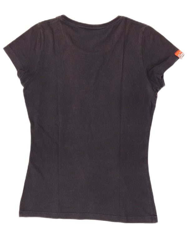 Женская футболка с рисунком Superdry Top UK 6 XS, черная