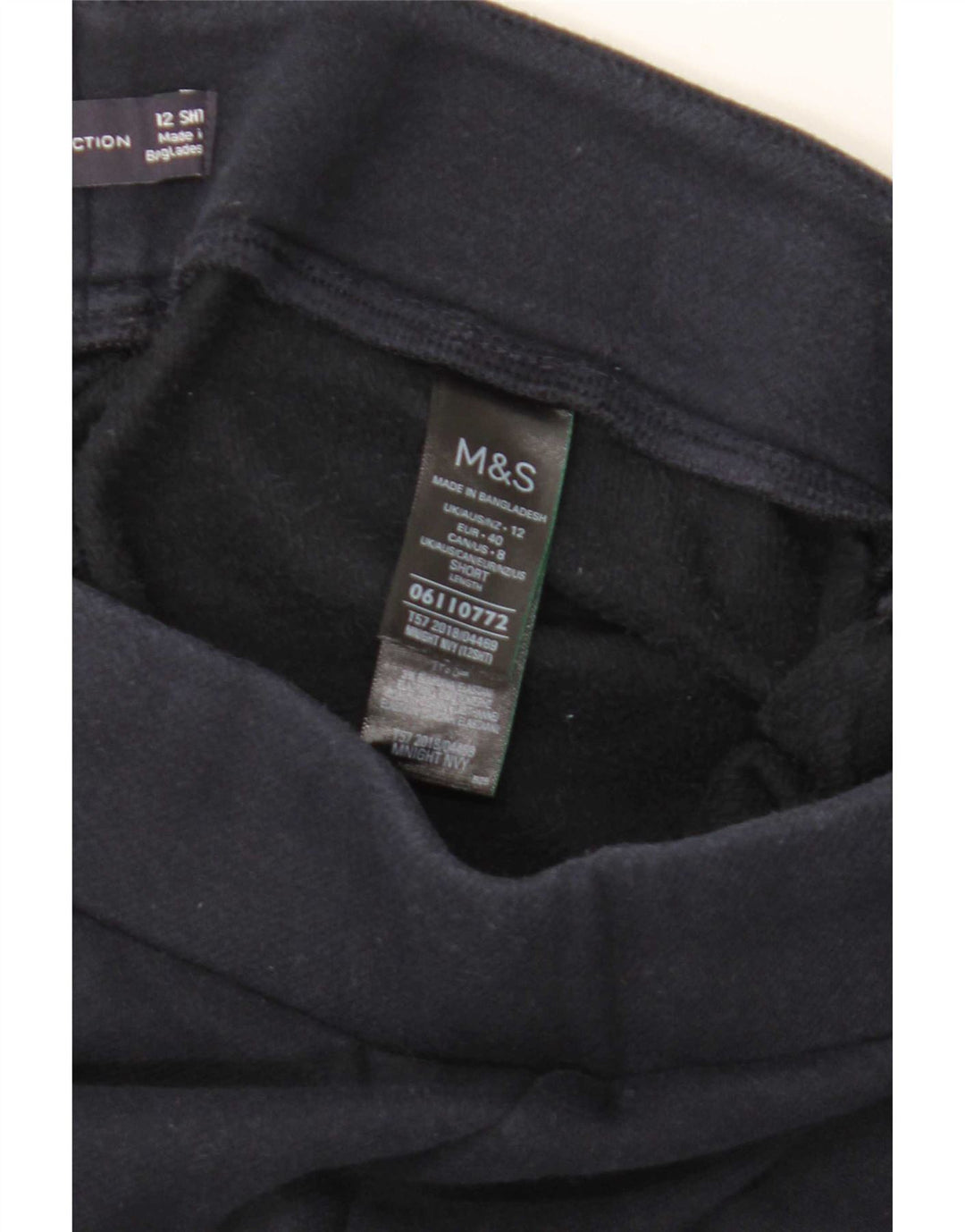Женские леггинсы Marks & Spencer UK 12, средний темно-синий, полиэстер