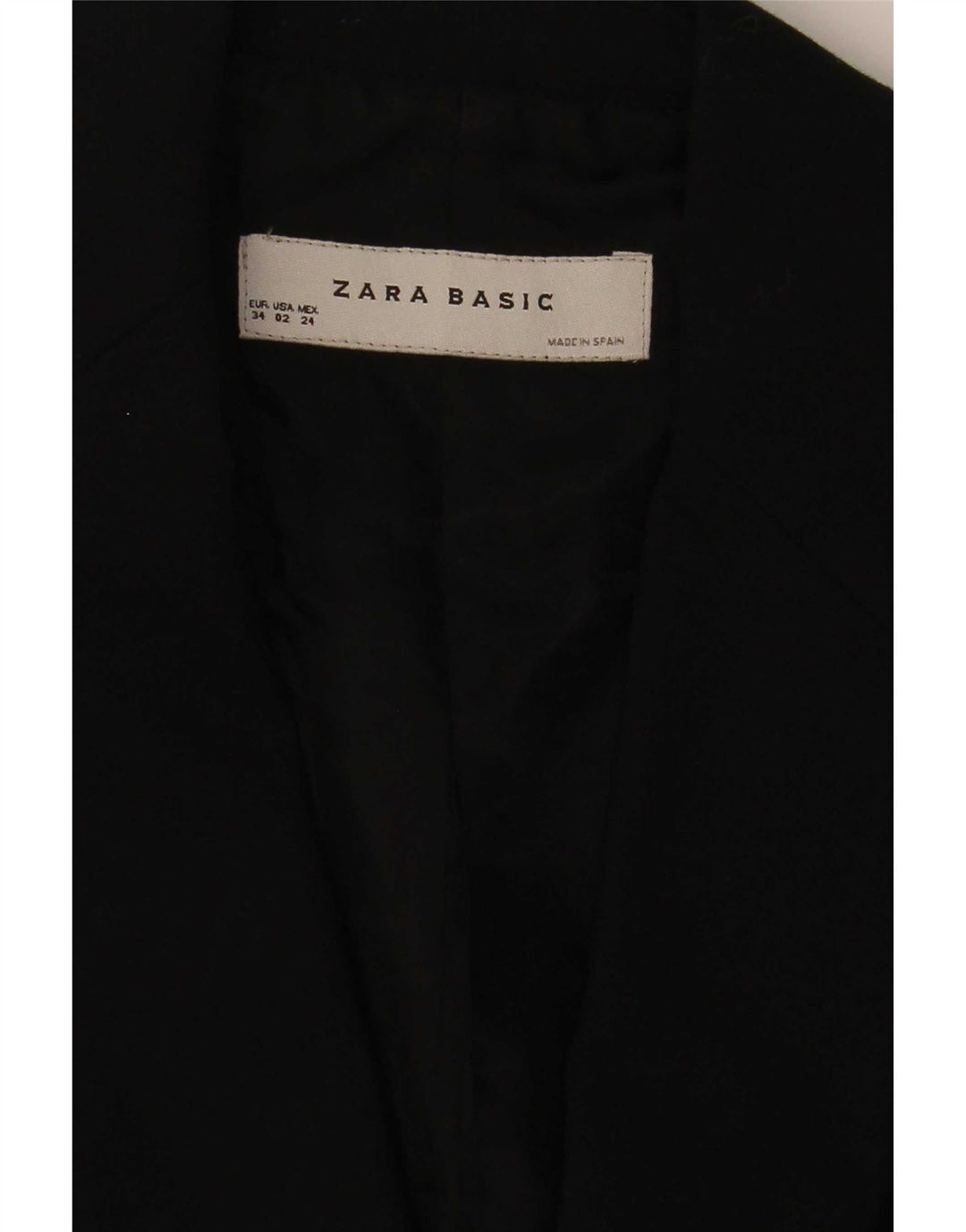 Женский пиджак на 1 пуговице Zara EU 34 2XS, черный