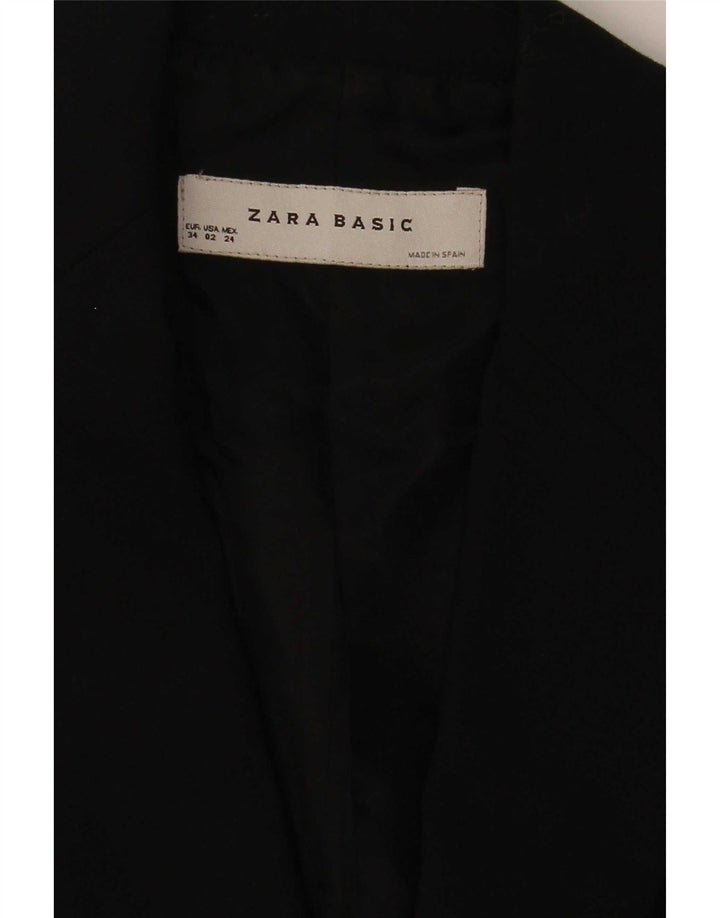 Женский пиджак на 1 пуговице Zara EU 34 2XS, черный