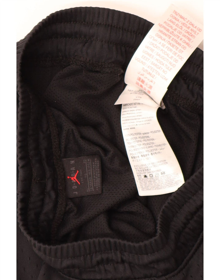 Спортивные шорты JORDAN для мальчиков 13–14 лет, XL, черный полиэстер
