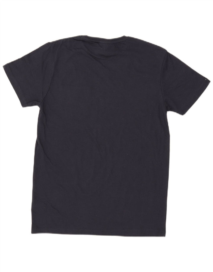 Мужская футболка с рисунком MISSING PEACE, маленькая, темно-синяя, хлопковая с цветными блоками