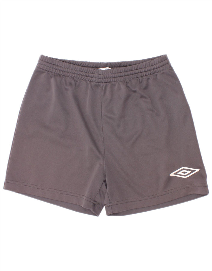 Спортивные шорты Umbro для мальчиков 9-10 лет, средние серые