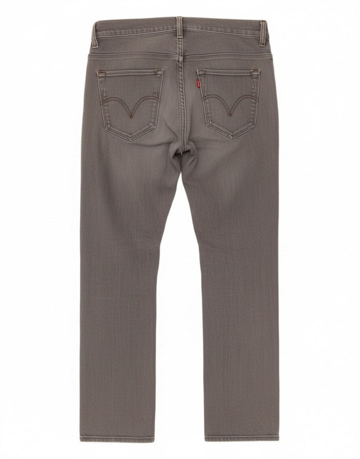 Женские джинсы скинни Levi's 511 W33 L30 Серые хлопковые
