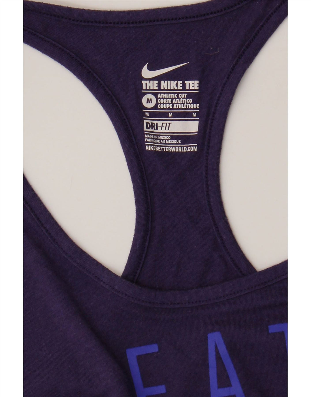 Женский жилет с графическим принтом Nike Dri Fit UK 12, средний фиолетовый