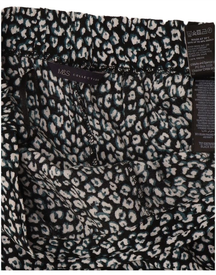 Женские брюки-шаровары Marks & Spencer UK 12, средние W32 L26, черные