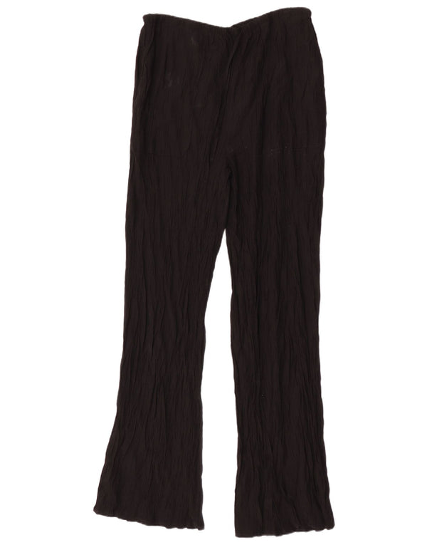 Женские брюки-клеш Zara XL W32 L32 Черные вискозы