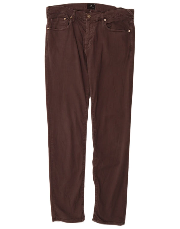 Женские повседневные брюки узкого кроя Paul Smith W32 L30, серый хлопок