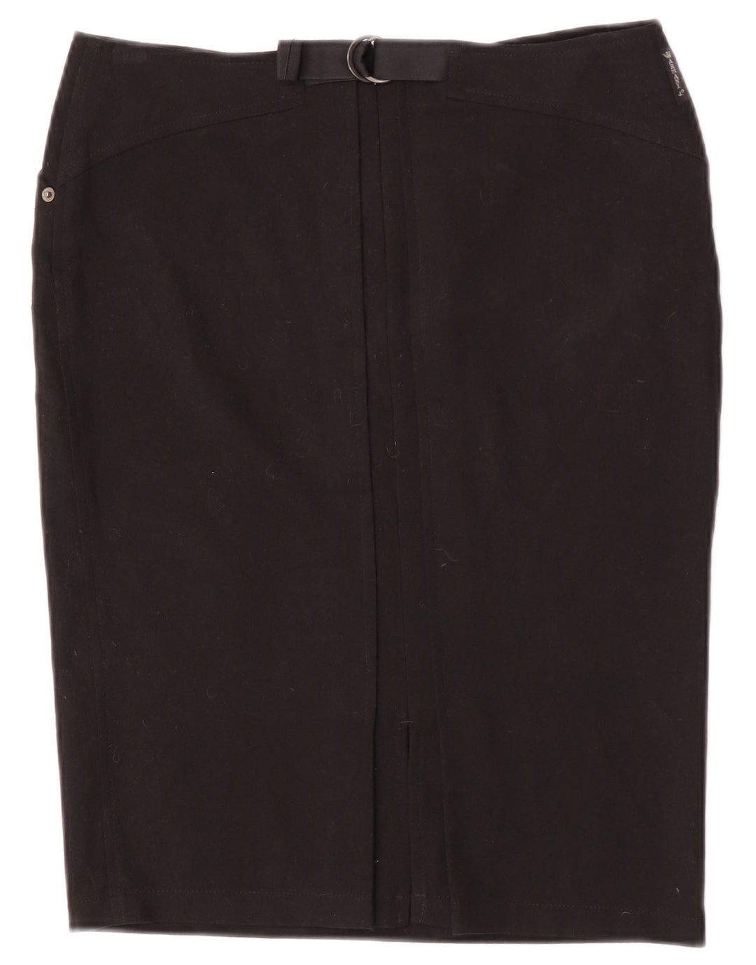 Женская юбка-карандаш Armani UK 12 Medium W30 Черная полиэстер