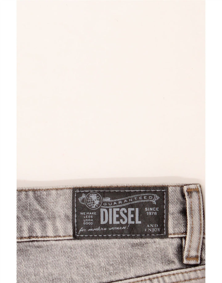 DIESEL Womens Denim Shorts W23 XS Grey Cotton Vintage Diesel and Second-Hand Diesel from Messina Hembry 