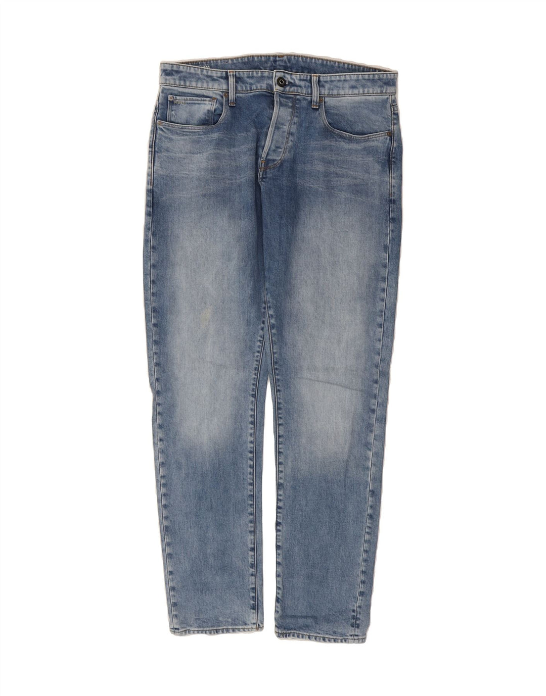 G-STAR Mens Straight Jeans W32 L34 Blue Cotton Vintage G-Star and Second-Hand G-Star from Messina Hembry 
