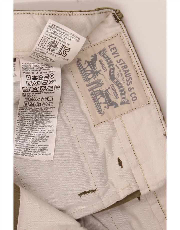 Мужские узкие брюки-чиносы LEVI'S W32 L32, хлопок цвета хаки